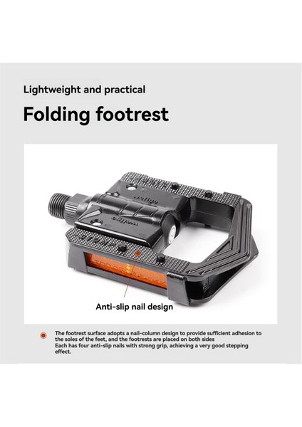 Wellgo F265 Pedal Dağ Bisikleti Katlanır Bisiklet Pedalları Katlanır Sızdırmaz Rulmanlı Pedal Vida Bisiklet Parçaları (Yurt Dışından) fiyatları