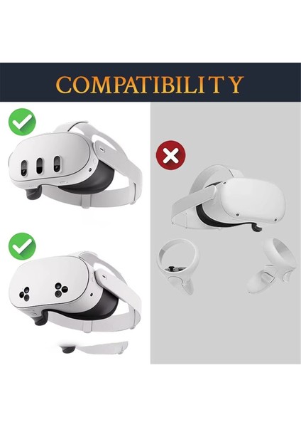 Oculus Quest 3 Vr Başlık Kontrol Cihazı Bilek Kayışı Kontrol Cihazı Kayışı Sol ve Sağ Yedek Parçaları (Yurt Dışından) modelleri