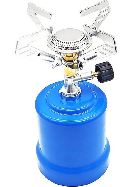 Açık Hava Kamp Ocağı 190G Euro Gaz Tankı Kahve Ocağı Balıkçılık, Yürüyüş, Piknik Için Ayarlanabilir Propan Gaz Brülörü (Yurt Dışından)