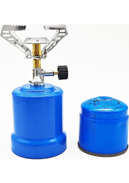 Açık Hava Kamp Ocağı 190G Euro Gaz Tankı Kahve Ocağı Balıkçılık, Yürüyüş, Piknik Için Ayarlanabilir Propan Gaz Brülörü (Yurt Dışından) modelleri