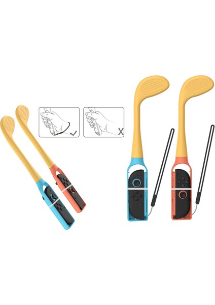 Switch 2 Joy-Con Spor Aksesuarları Için Golf Sopaları Switch 2/oled Joy-Con Kontrol Cihazları Için Golf Sopaları (Yurt Dışından) modelleri