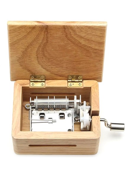 15 Ton El Kranklı Müzik Kutusu, Kağıt Bant Delgeçli Ahşap Müzik Kutusu, Kağıt Beste Hareketi, Kendin Yap Müzik Besteleme (Yurt Dışından)