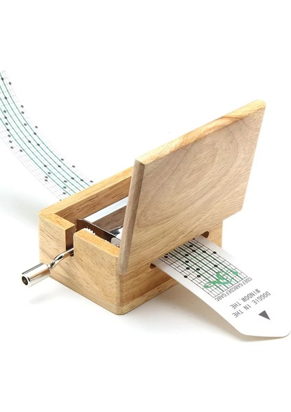 15 Ton El Kranklı Müzik Kutusu, Kağıt Bant Delgeçli Ahşap Müzik Kutusu, Kağıt Beste Hareketi, Kendin Yap Müzik Besteleme (Yurt Dışından) fiyatları