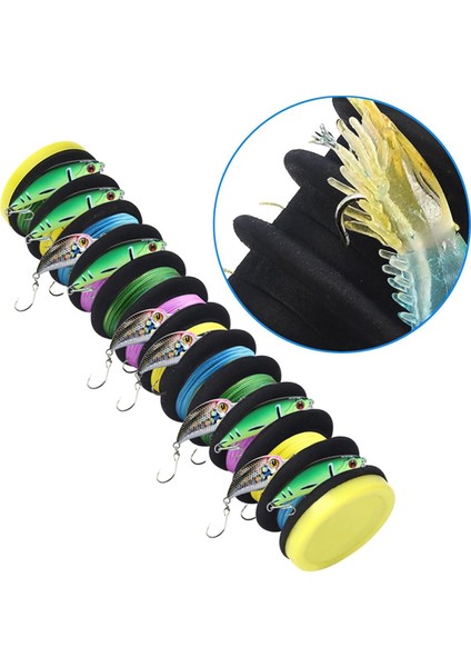 Adet Olta Misinası Saklama Tutucu Düzenleyici 12 Misina Yuvası Misina Sarıcı Misina Kancası Lideri Tutucu (Yurt Dışından) fiyatları