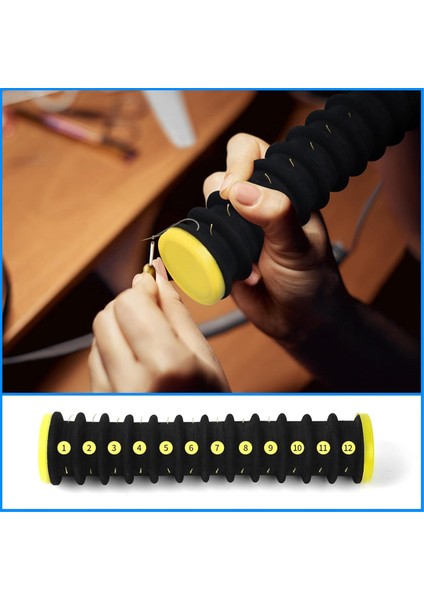 Adet Olta Misinası Saklama Tutucu Düzenleyici 12 Misina Yuvası Misina Sarıcı Misina Kancası Lideri Tutucu (Yurt Dışından) modelleri