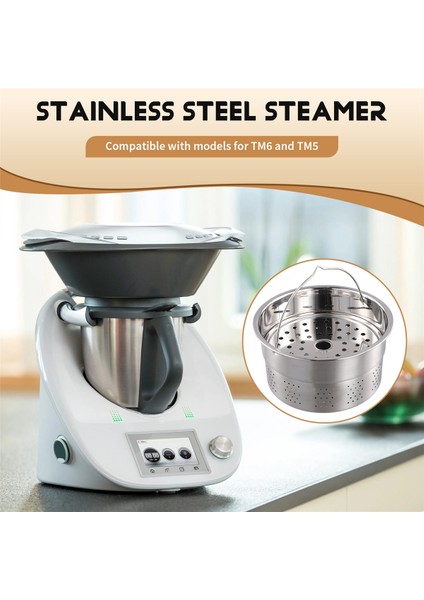 Thermomix Tm6 Tm5 Paslanmaz Çelik Buharlı Pişirici Buharlı Pişirici Aksesuarları Için Uygundur, Thermomix Aksesuarları Tm6 Tm5 Için Uygundur (Yurt Dışından) fırsatları