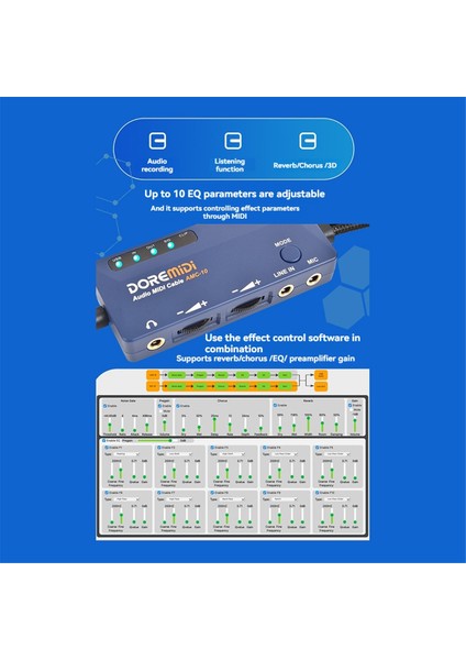 Doremidi Amc-11 Usb-C Ses Mıdı Kablosu Dönüştürücü Çift Fonksiyonlu Ses Kartı ve Mıdı Arayüzü Tak ve Çalıştır (Yurt Dışından) fırsatları