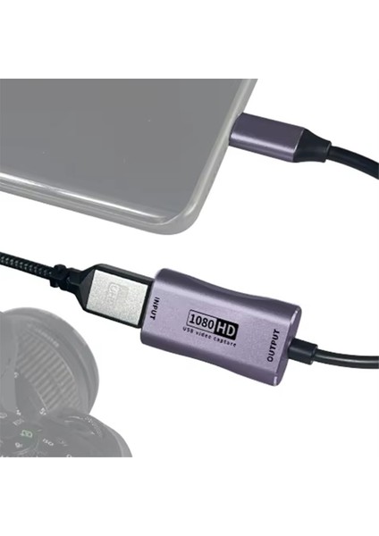 Telefon, Tablet, Projektör, Kamera, Mını - HDMI Uyumlu Adaptör Kablosu, Vlog, Film Yapımcısı, Dslr Için 4K Video Yakalama Kartı (Yurt Dışından) modelleri