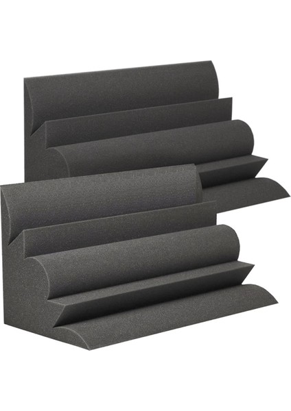 Paket Bass Trap Akustik Ses Geçirmez Köpük Büyük Boy Ses Emici Stüdyo Köşe Köpüğü Ev Ktv Sinema Barı Için (Yurt Dışından)