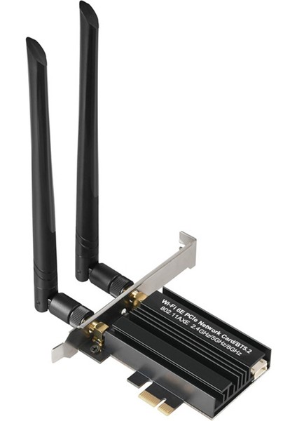 Wifi 6e Pcıe Kablosuz Ağ Kartı 5374MBPS Bluetooth 5.2 Üç Bantlı 2.4g/5g/6ghz Wifi Adaptör Kartı WIN10 WIN11 Için (Yurt Dışından) modelleri