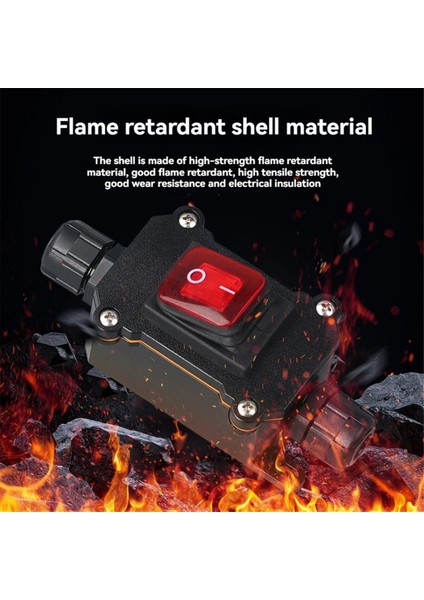 IP68 Tekne Salıncak Anahtarı 12V-24V Su Geçirmez Anahtar 16A Yüksek Akım Gücü LED Işıklı Güç Düğmesi Açma/kapatma (Yurt Dışından) modelleri