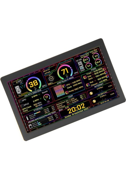 5 Inç IPS Type-C Ikincil Ekran Dinamik 1024X600 LCD Ekran Cpu Gpu Ram Izleme Desteği Dikey Serbest AIDA64 (Yurt Dışından) modelleri