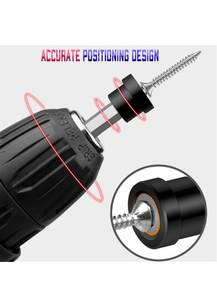 Adet Premium Manyetik Alçıpan Vidalama Aparatı - Alçıpan Alçıpan Vidaları Için Ph2 Uçları 1/4 Inç Altıgen Konumlandırma Ucu B (Yurt Dışından) fiyatları