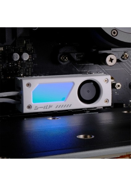 Dahili 20 mm Pwm Fanlı Argb M.2 SSD Soğutucu 5V 3 Pinli Argb Senkronizasyon Yüksek Performanslı SSD Soğutucu M.2 2280 Beyaz (Yurt Dışından) indirimleri