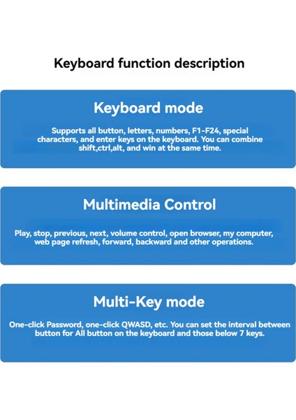 Tuşlu Kısayol Klavye USB Özel Programlanabilir Makro Klavye Kısayol Tuşu Fare Tek Tuş Düğmesi Rgb Mini Tuş Takımı (Yurt Dışından) fırsatları
