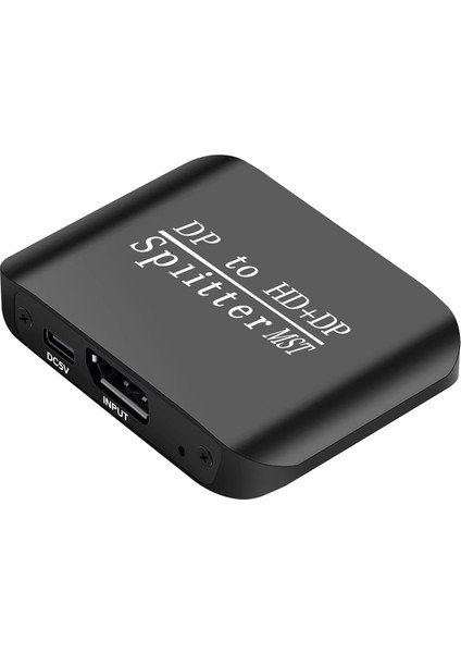 Dp - Dp+ HDMI Uyumlu Ayırıcı 1 Giriş 2 Çıkış Displayport - Displayport Adaptörü Mst Bilgisayar Mst Hub (Yurt Dışından)