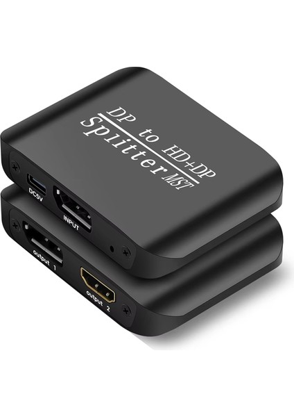 Dp - Dp+ HDMI Uyumlu Ayırıcı 1 Giriş 2 Çıkış Displayport - Displayport Adaptörü Mst Bilgisayar Mst Hub (Yurt Dışından) fiyatları
