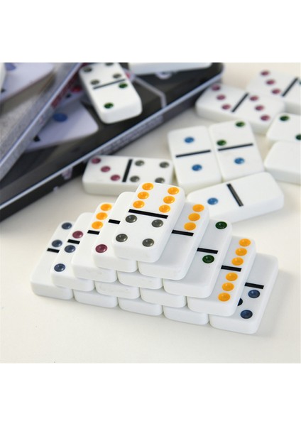 Ivorys Domino Seti, Domino Masa Oyunu, Ebeveyn-Çocuk Etkileşimli Satranç ve Kartlar Siyah Ambalaj (Yurt Dışından) fırsatları