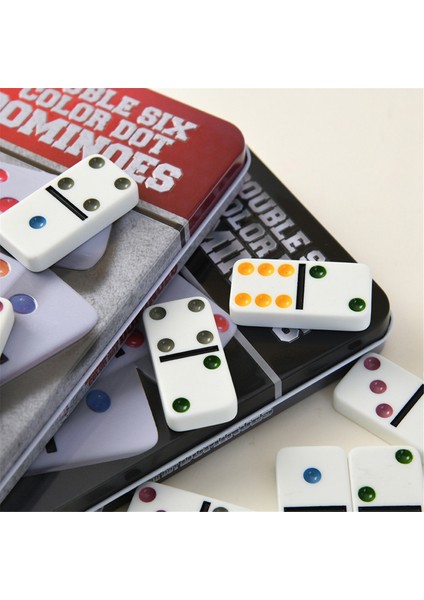 Ivorys Domino Seti, Domino Masa Oyunu, Ebeveyn-Çocuk Etkileşimli Satranç ve Kartlar Siyah Ambalaj (Yurt Dışından) indirimleri