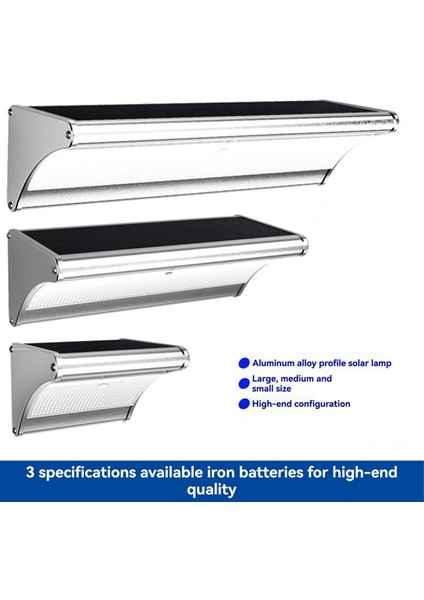 Açık Hava Avlu Su Geçirmez Güneş Enerjili Duvar Lambası LED Gövde Sensörlü Duvar Lambası Bahçe Aydınlatması Duvar Lambası 24 Işık (Yurt Dışından) fırsatları