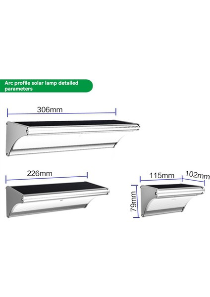 Açık Hava Avlu Su Geçirmez Güneş Enerjili Duvar Lambası LED Gövde Sensörlü Duvar Lambası Bahçe Aydınlatması Duvar Lambası 24 Işık (Yurt Dışından) indirimleri