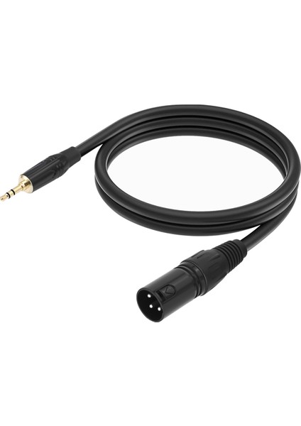 3,5 mm - Xlr Kablo Adaptörü Dengeli 1/8 Inç Mini Jak Trs Stereo - 3 Pin Xlr Erkek Mikrofon Ses Kablosu 300 cm (Yurt Dışından)