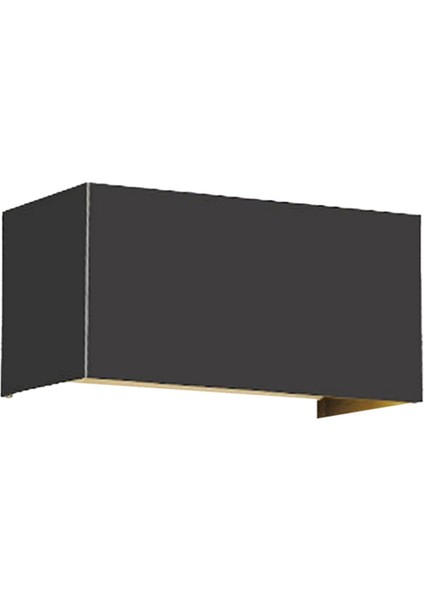 12W Yukarı ve Aşağı LED Duvar Lambası Su Geçirmez IP65 Iç Mekan Duvar Lambası Oturma Odası Yatak Odası Merdiven Iç Mekan Dış Mekan Aydınlatması (Yurt Dışından)