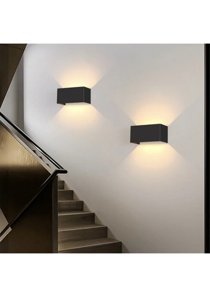 12W Yukarı ve Aşağı LED Duvar Lambası Su Geçirmez IP65 Iç Mekan Duvar Lambası Oturma Odası Yatak Odası Merdiven Iç Mekan Dış Mekan Aydınlatması (Yurt Dışından) modelleri