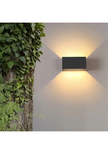 12W Yukarı ve Aşağı LED Duvar Lambası Su Geçirmez IP65 Iç Mekan Duvar Lambası Oturma Odası Yatak Odası Merdiven Iç Mekan Dış Mekan Aydınlatması (Yurt Dışından) fırsatları