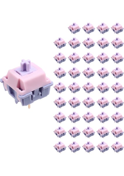 Akko 45 Adet Peri Anahtarı 5 Pin 50GF Lineer Sessiz Anahtarlar, Ofis Yazma Deneyimini Geliştirir (Yurt Dışından) modelleri