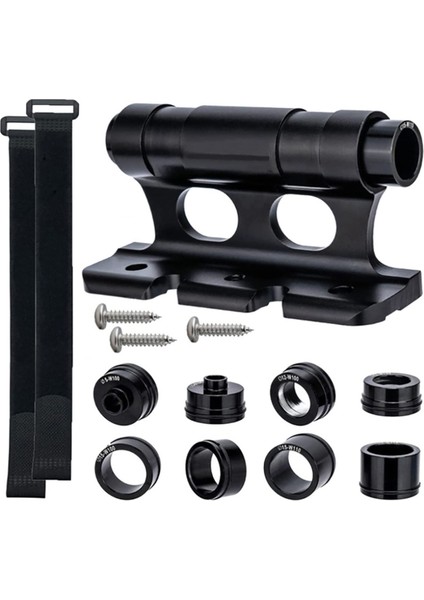 Sabit Bisiklet Malzemeleri Araç Rafları Destekli Aks Takviyeli Çatal Standı Mtb Yol Bisikleti Tavan Braketi Kamyonlar Bisiklet Standı Siyah (Yurt Dışından)