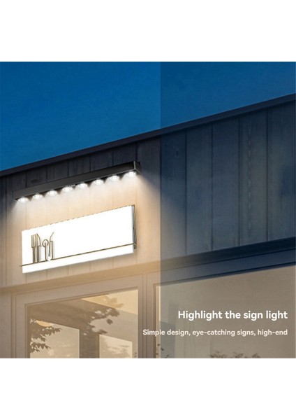 Güneş Enerjili Gerçek Dış Mekan Veranda Işığı, Sütun Işığı, Alacakaranlıktan Şafağa Güneş Enerjili LED Işık, Dış Mekan Tabela Işığı, 4 Işıklı Tabela (Yurt Dışından) fırsatları