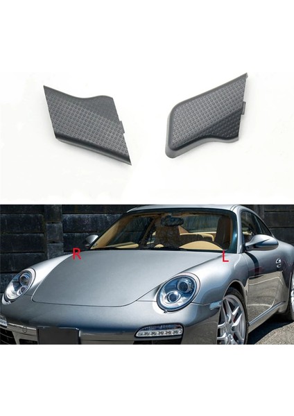 Porsche 911 Carrera Boxster 987 718 Cayman 997 2005-2013 Için Sağ Ön Cam Sileceği Yan Kaput Trim Paneli Kapağı (Yurt Dışından) fiyatları