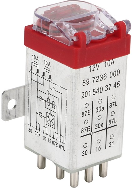 Mercedes-Benz R129 500SL SL500 W124 260E 300E W126 300SE Için Yedek Araç Aşırı Yük Koruma Rölesi 2015403745 (Yurt Dışından)