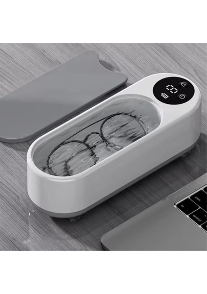 Ultrasonik Mücevher Temizleme Makinesi, 450 ml Taşınabilir Yüzük ve Gözlük Temizleme Cihazı, Etkili Ev Temizlik Aracı (Yurt Dışından) fiyatları