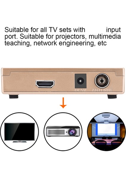 Analog Dönüştürücü HDMI Uyumlu Dönüştürücü Adaptör Rf'den Hd'ye Tüm Standart Dönüştürücü Analog Tv Uzaktan Kumandası Abd Fişi (Yurt Dışından) fırsatları