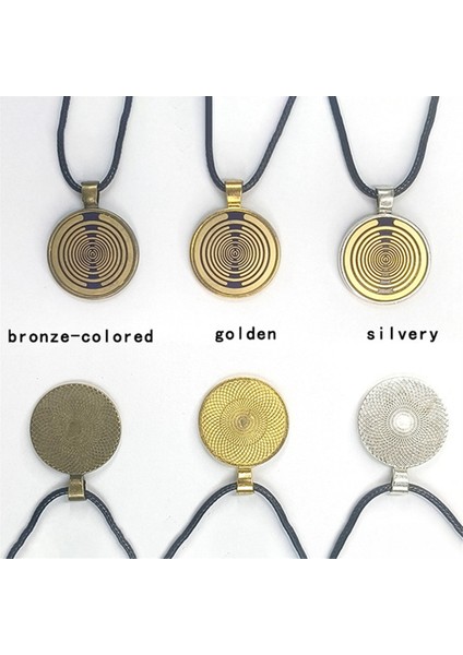 Lakhovsky Mwo Kolye Çok Dalgalı Osilatör Altın Kaplama Enerji Diski Kolye Denge Enerjisi A (Yurt Dışından) indirimleri