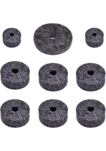 18 Adet Zil Yedek Aksesuarları Zil Standlı Davul Parçaları Keçeler Davul Zil Keçe Pedleri Kanat Somunları Rondela Dahil (Yurt Dışından) fırsatları