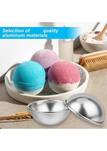 16 Parça Banyo Bombası Kalıbı 6,5 cm Kendin Yap Metal Banyo Bombası El Sanatları Kalıbı Banyo Bombası Yapma Kiti Banyo Bombası Pres Sabunu Yapma Kiti (Yurt Dışından) indirimleri