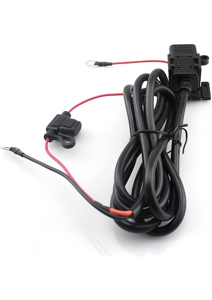 USB Şarj Adaptörü, Sigortalı, Su Geçirmez USB Motosiklet Soketi, 5V 2.1A USB Güç Çıkışı, 1.83M Kablo (Yurt Dışından) fırsatları