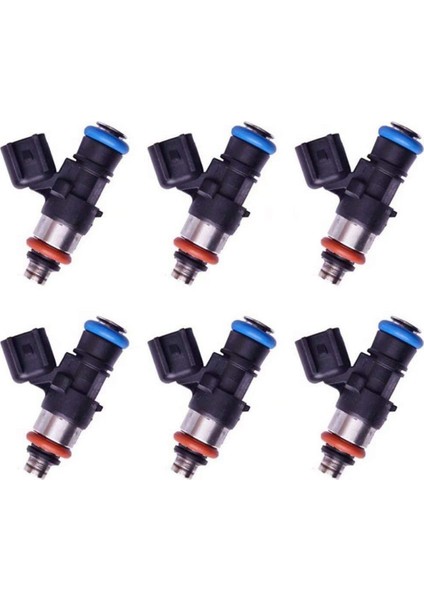 Ford Edge Explorer Flex Mustang 3.5l-3.7l Lincoln Mkt Mkx Continental 3.7l Için 6 Adet/grup Yakıt Enjektörü Memesi 0280158191 (Yurt Dışından)