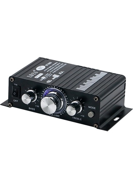 Ldzs 12V Mini Araba Bluetooth Amplifikatörü Hifi Amplifikatör Ev Ses Sistemi Bilgisayar Ses Sistemi 2.0 Kanal (Adaptör Dahil) Abd Fişi (Yurt Dışından)
