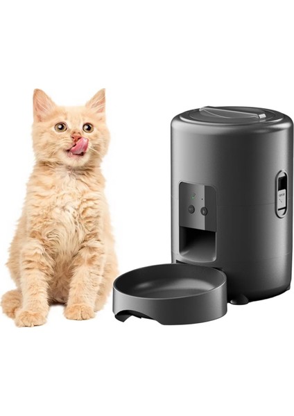 2l Otomatik Akıllı Wıfı Düğmeli Kedi Maması Dağıtıcısı Kuru Mama, Kedi, Köpek Maması Dağıtıcısı ve Evcil Hayvan Mama Kabı (Yurt Dışından) fırsatları