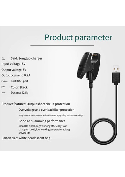 Suunto 5 Traverse Alpha Akıllı Saat Için USB Şarj Kablosu Şarj Standı (Yurt Dışından) fırsatları