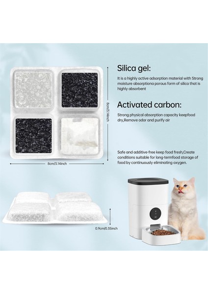 Petlibro Otomatik Kedi Köpek Besleyicileri Için 24'lü Paket Evcil Hayvan Maması Kurutucu Poşetleri, Evcil Hayvan Mamasını Kuru ve Taze Tutun (Yurt Dışından) indirimleri