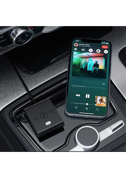 Bluetooth 5.4 Aux Araç Adaptörü Mikrofonlu 3.5mm USB U-Disk Stereo Kablosuz Ses Alıcısı Araç Kiti Eller Serbest Aramalar Müzik (Yurt Dışından) fiyatları