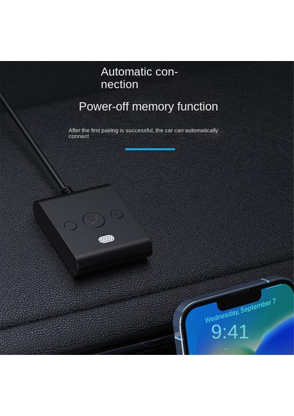 Bluetooth 5.4 Aux Araç Adaptörü Mikrofonlu 3.5mm USB U-Disk Stereo Kablosuz Ses Alıcısı Araç Kiti Eller Serbest Aramalar Müzik (Yurt Dışından) modelleri