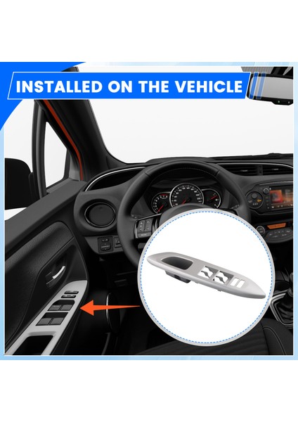 Toyota Yaris 2006-16 Lhd Kapı Pencere Anahtarı Paneli Için Sol Ön Ana Cam Kaldırma Anahtarı Trim Kapağı 74232-52330-B0 (Yurt Dışından) fırsatları