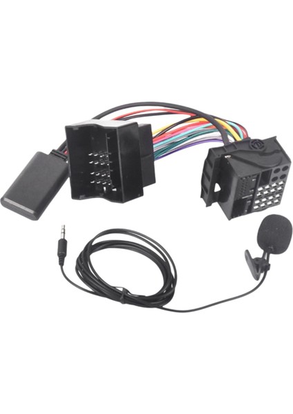 Bmw Z4 E85 E86 X3 E83 Mını Cooper Için Araba Ses Aux Adaptörü Alıcı Radyo Bluetooth 5.0 Modülü Aux Kablosu Mikrofonlu (Yurt Dışından)