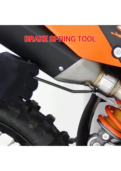 Motosiklet Bisiklet T-Saplı Yaylı Kanca Egzoz Standı Çekici Paslanmaz Çelik Aletler Motosiklet Aksesuarları Yaylı Kanca (Yurt Dışından) fırsatları